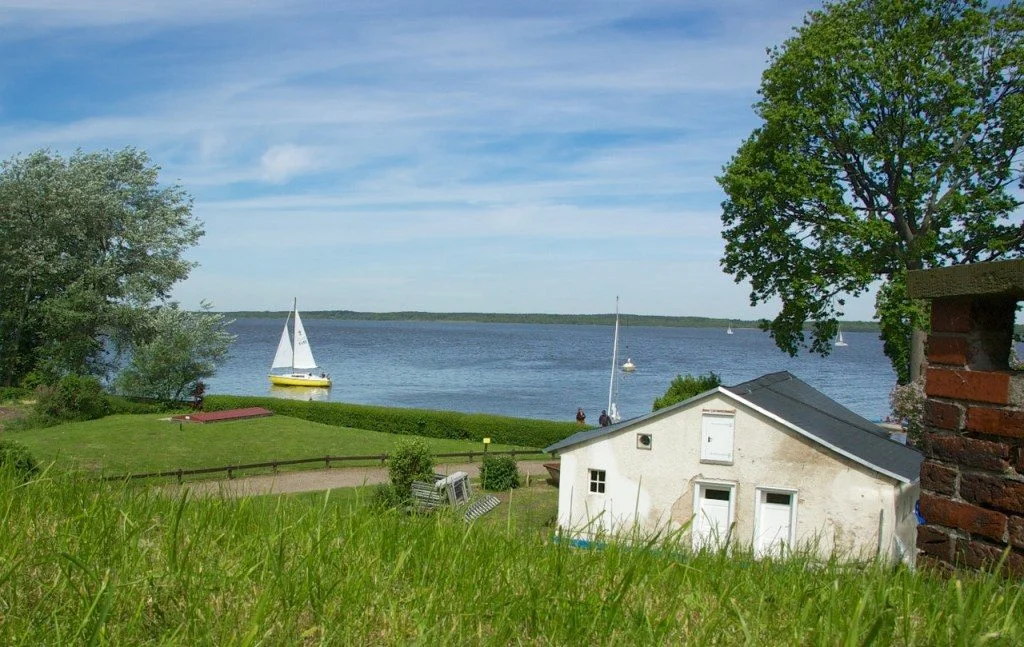 Vista hacia el lago