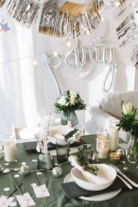 Bienvenido 2019 con blanco y plata